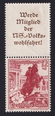 Germany Zusammendrucke S255 Unused OG PH – 1938 Landscapes Winterhilfswerk