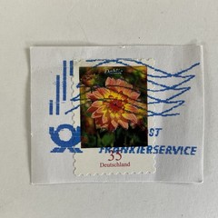 13 Germany stamps~2005-2019~Flowers~nasturtium~cornflower~bleeding heart~cosmos
