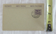 1920 German Postcard 15 Pf Haute Silesie Beuthen Oberschl Blue UNUSED Set of 26