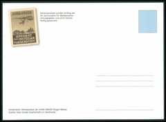 GERMAN POST ANNIVERSARY-CARD 2008 AVIATION MOTOR-FLIGHT HANS GRADE PLANE ‚m2908