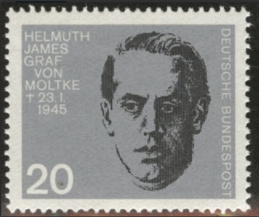 BRD FRG #Mi437 MNH 1964 Moltke Helmut James Graf Von [889 YT303 SG1343g]