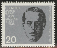 BRD FRG #Mi437 MNH 1964 Moltke Helmut James Graf Von [889 YT303 SG1343g]