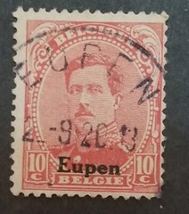 EUPEN Overprint Germany Occupation Belgium IN29 Used Stamp T5683