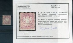 Bavaria 26X Beautiful Piece Certified Appraised Report 1450EUR (AA0951)