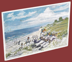German WW2 Third Reich Postcard Kriegsmarine