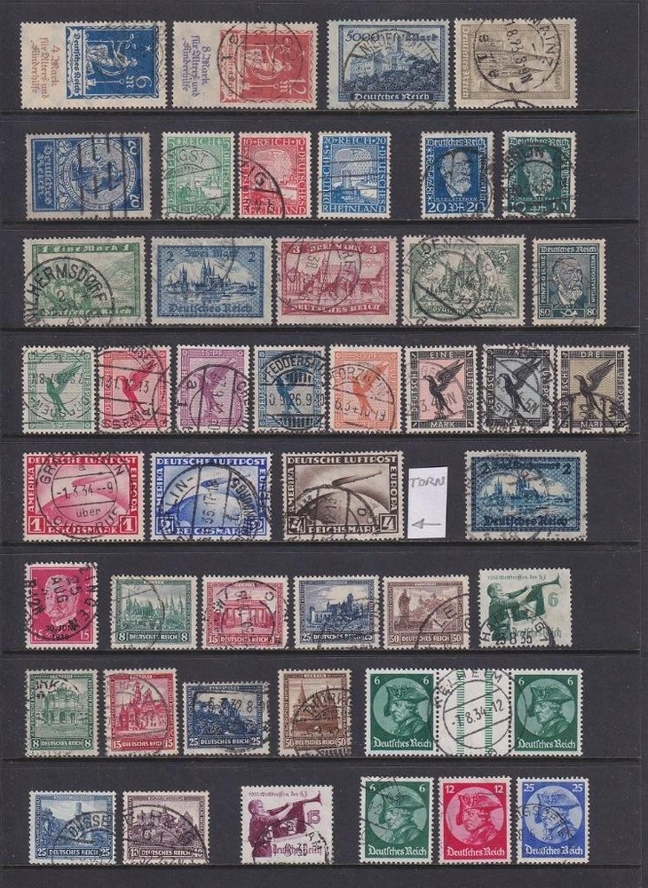 Germany. Mixed Stamps. Used. 1922 – 1935. Cat approx £1600