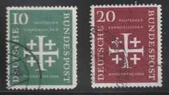 Germany 1956 Sc # 744-45 Used