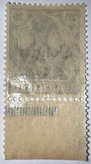 Travelstamps: Germany Offices in Belgium Stamps 25c on 20pf Mint MOGNH Wmk