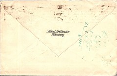GERMANY 1923 POSTAL INFLATION MULT FRANKED COVER ADDR USA POSTMARK HAMBURG
