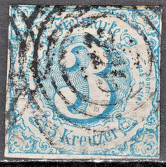 GERMANY THURN AND TAXIS SOUTHERN DISTRICT:1859 SC#48 Used AP5737