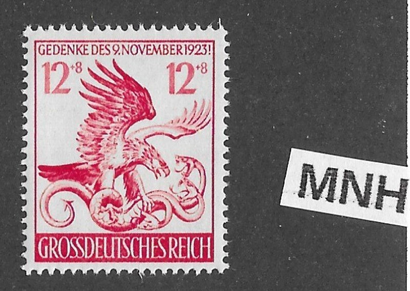 MNH stamp B289 / 21st anniversary Munich Putsch 1944 Third Reich Adolf Hitler