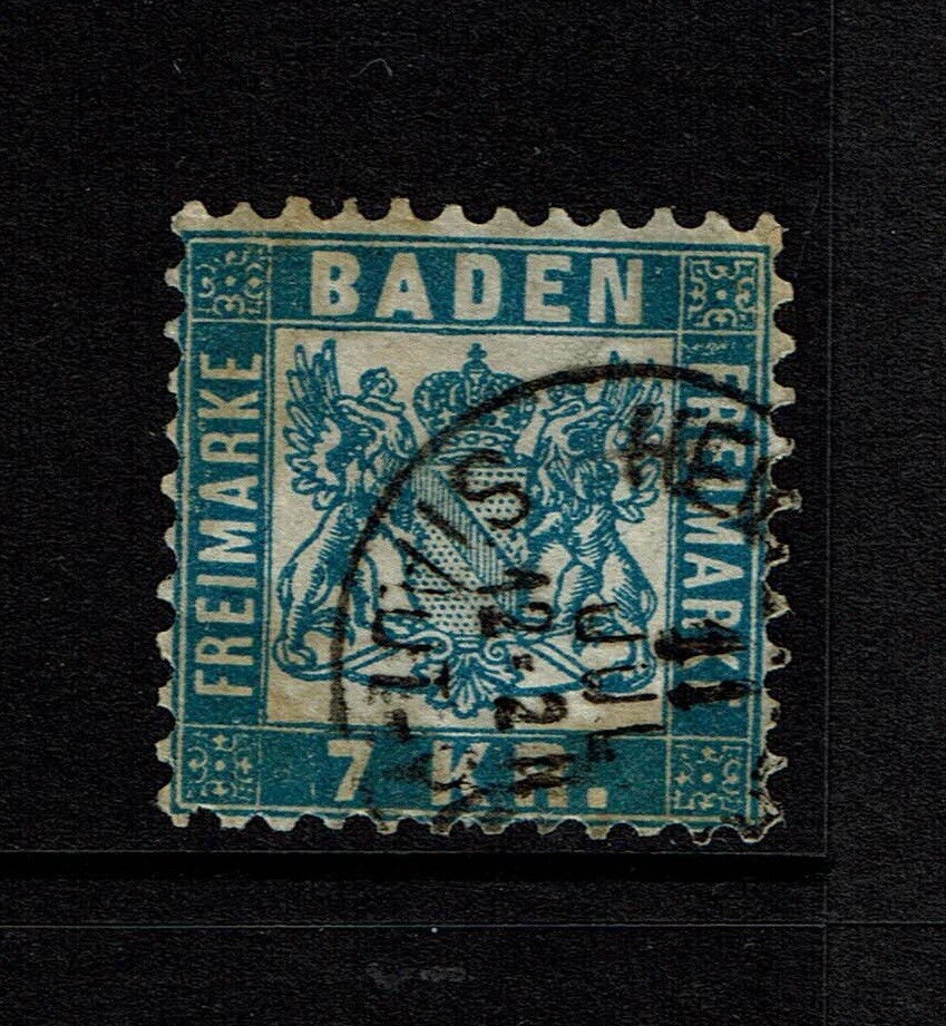 Baden SC# 28, Used, minor creasing, minor toning – S8529