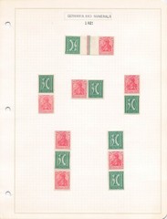 Germany 1921 Germania & Numerals Booklet Panes Se-Tenant Tête-Bêche Lot 4 Pages