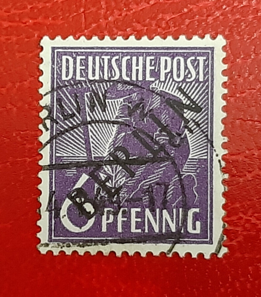 Germany Stamp Berlin 6 Pfennig 1948 Schlegel BPP Mi. Nr. 2 (20901)