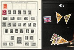 Croatia Stamp Collection on 4 Minkus Pages, WWII German Occupation (BC)