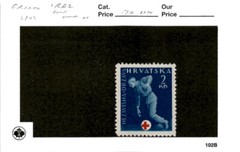 Croatia, Postage Stamp, #RA2 Mint Hinged, 1942 WWII German State (AB)