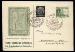 Germany 1938 OSTROPA Briefmarken Ausstellung Stamp Show Cover 99185