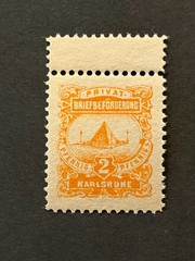 Germany 1871 KARLSRUHE, Local Post 2 Pf. MNH #726