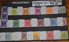 ALEMANIA freimarken POSTHORN COMPLET MNH -136 -70 USED- MNH
