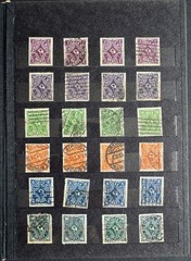 Germany Deutsches Reich 1922–1923 Inflation Era Used Stamp, 24 Vintage stamps
