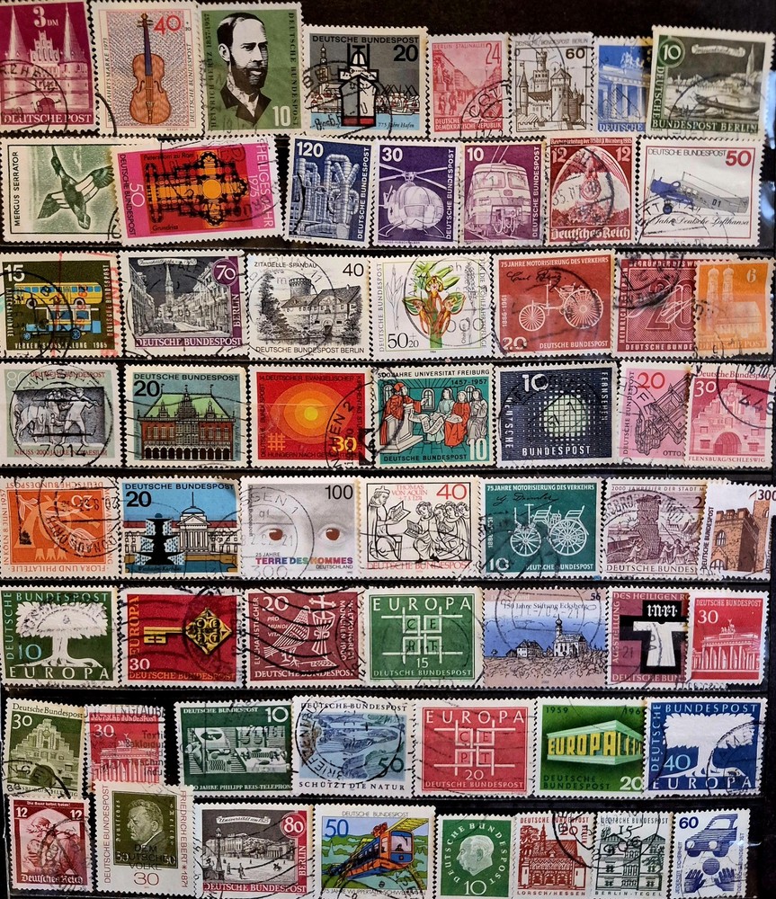 Germany Stamps Deutsches (Lots #6818) Bundespost Used Collection