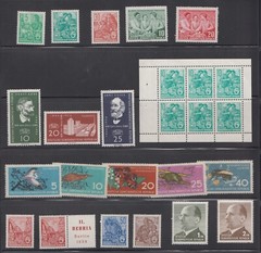 DDR Issues Selection #156/#590c Mint Hinged/NH