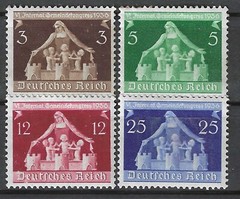 German 3rd Reich 1936 Mi# 617-620 MNH 6th International Local Congress * *