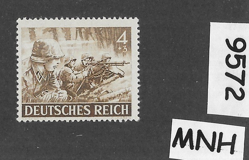 MNH Stamp Hero’s day B219 1943 Third Reich era Wehrmacht Infantry WWII #9572