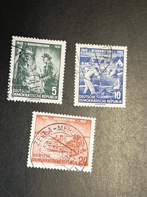 Germany DDR stamp 255-257 used