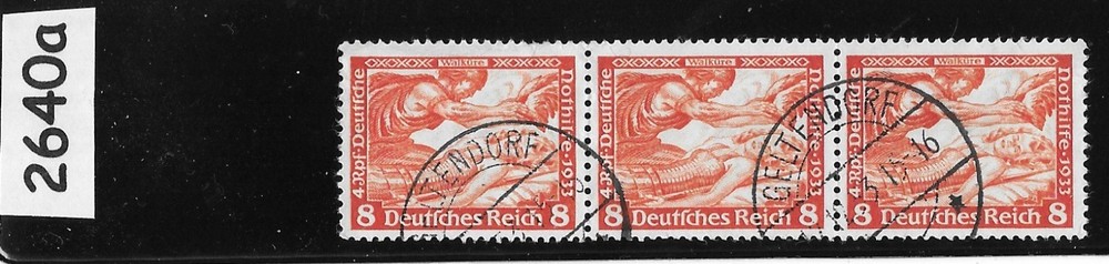 Used stamps Richard Wagner Die Wakure 1933 B53a Geltendorf Germany Opera #2640a