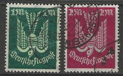 Germany 1922 complete set Air Mail issues used, $ 166.00