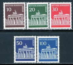 Stamps Germany-Berlin, Scott # 9N251-9N255 Mint NH, complete set