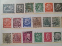 Germany. 102 different used postal stamps.