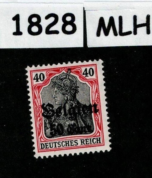MLH Stamp Sc N20 Germany Occupation WWI 1914-1918 Belgium – Belgien #1828