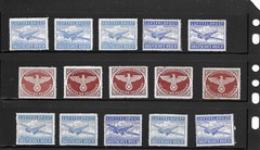 Unused stamps Bulk lot 70 Military Feldpost Luftfeldpost WWII #2210