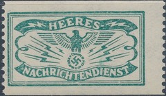 Stamp Germany Revenue WWII Fascism War Era Newspaper Set MNH