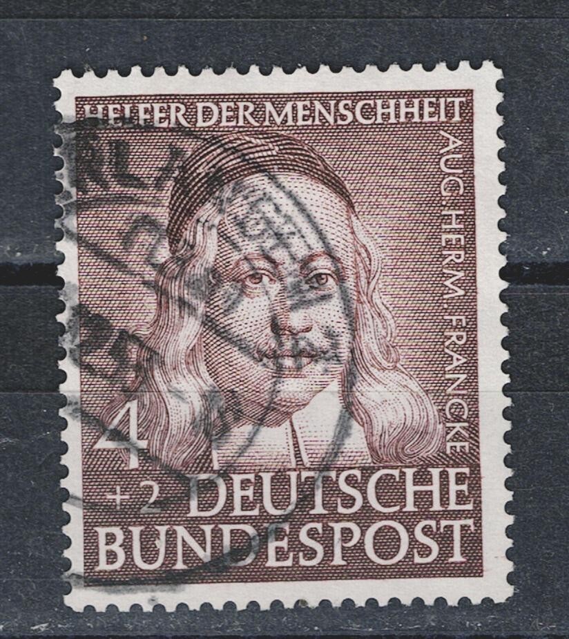 Germany Famous orphan’s educator August Francke stamp 1953 #B334 CV$9 A-2