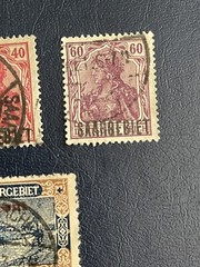 SAARGEBIET-Germany-EMPIRE-1920-1921, 5 Stamps, VF, See Photos