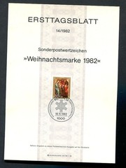 Germany – Berlin : Scott # 9NB197 First Day Sheetlet (ETB) from 1982