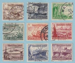 GERMANY B107 – B115 SEMI-POSTALS USED – NO FAULTS EXTRA FINE! – Y242