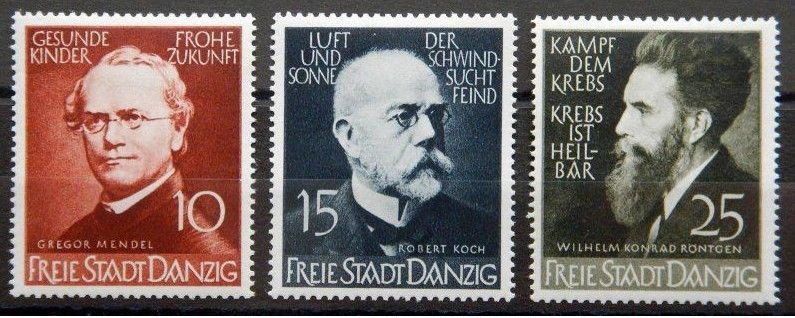 Danzig 1939 Mi.Nr. 306-08