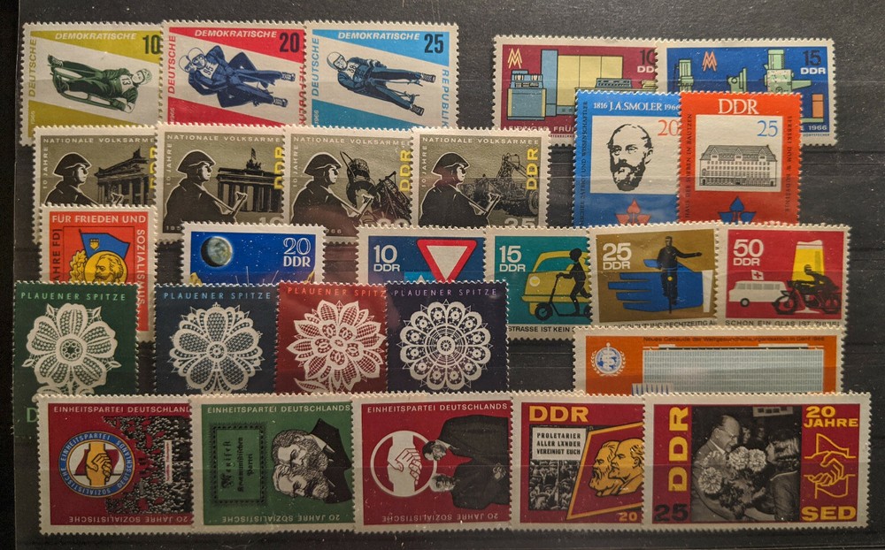 East Germany / DDR 1966 Complete Year Set MNH