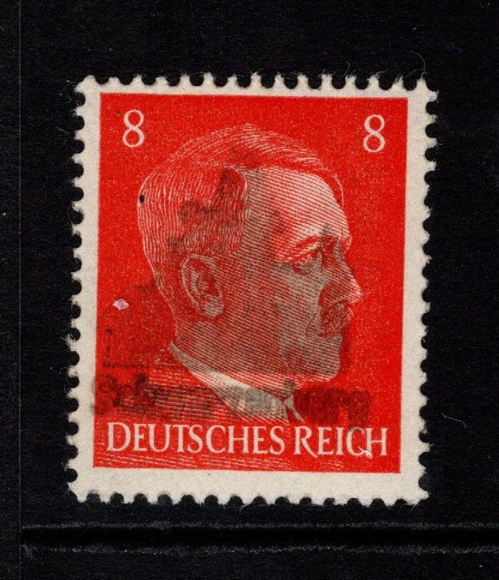 Germany 1945 Castle Obliterate Issue 8p MNH / Signed Richter – S58824