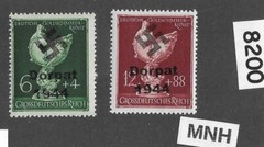 MNH stamp set B286-287 Modern Fantasy Overprints Dresden Goldsmith society #8200