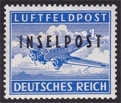 Germany – Reich, 1944 Rhodes INSELPOST Field Post, Unmounted Mint MNH. SIGNED