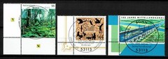 Bundle 2452, 2453, 2454, Corner 3 stamped, Mi. 5,-