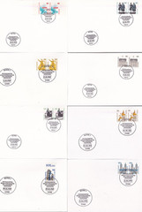 ODZ&GERMANY 33 ASSORTED 5pf /700pf FIRST DAY CARDS 978