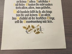 Authentic Third Reich German award document urkunde Art Artist certificate