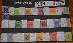 ALEMANIA freimarken POSTHORN COMPLET MNH -136 -70 USED- MNH