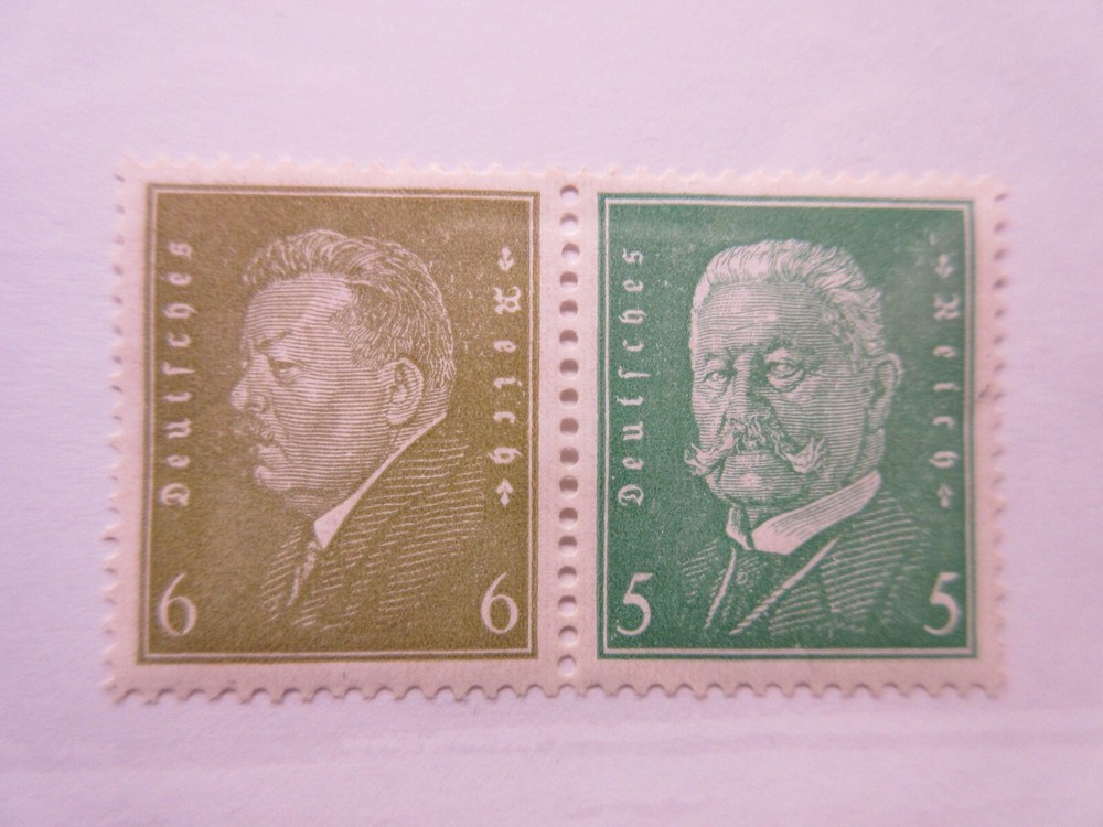 GERMANY Zusammendrucke Michel W28, MINT LIGHTLY HINGED Lot26 Cat €24